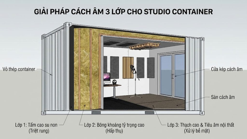 CONTAINER LÀM STUDIO THU ÂM