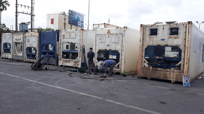 Hướng dẫn vệ sinh dàn nóng máy lạnh container mùa nắng nóng