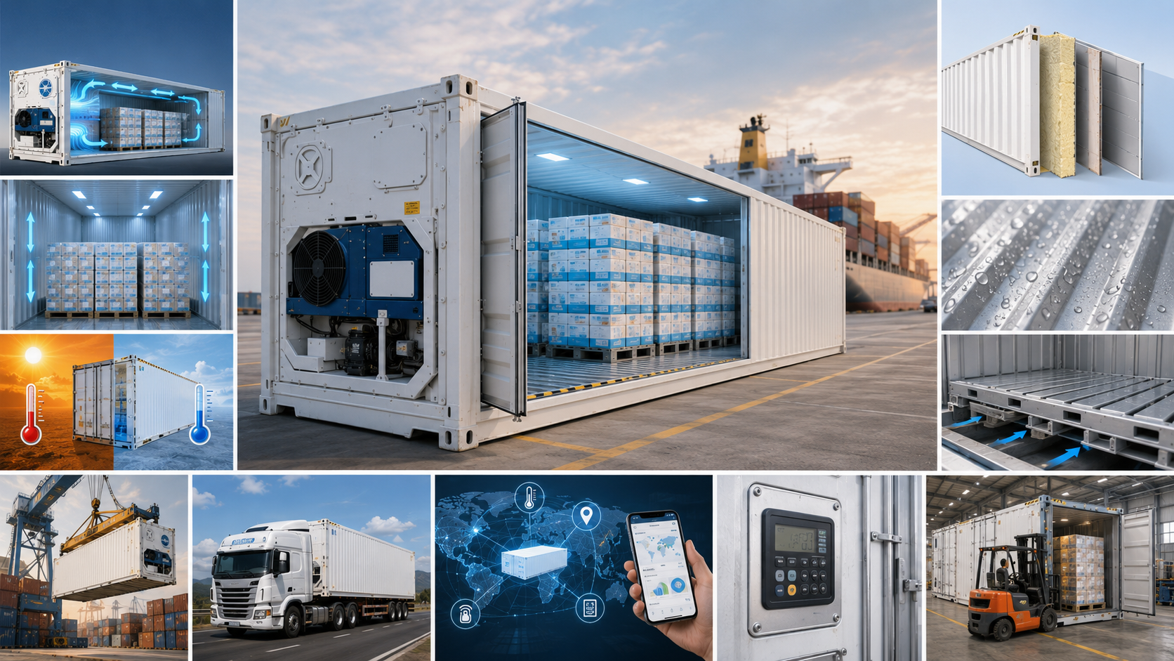 ƯU ĐIỂM CỦA CONTAINER LẠNH 40FT TRONG VẬN TẢI QUỐC TẾ: GIẢI PHÁP BẢO QUẢN SỐ LƯỢNG LỚN HÀNG ĐÔNG LẠNH