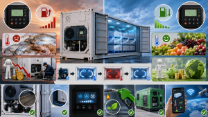 HƯỚNG DẪN VẬN HÀNH MÁY LẠNH CONTAINER TIẾT KIỆM DẦU NHẤT: CÀI ĐẶT CHẾ ĐỘ START/STOP ĐÚNG KỸ THUẬT