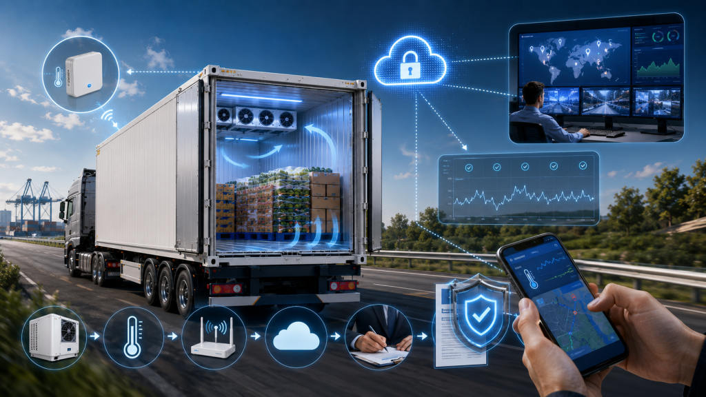 VAI TRÒ DỮ LIỆU NHIỆT ĐỘ IOT TRONG VIỆC GIẢM PHÍ BẢO HIỂM HÀNG HÓA