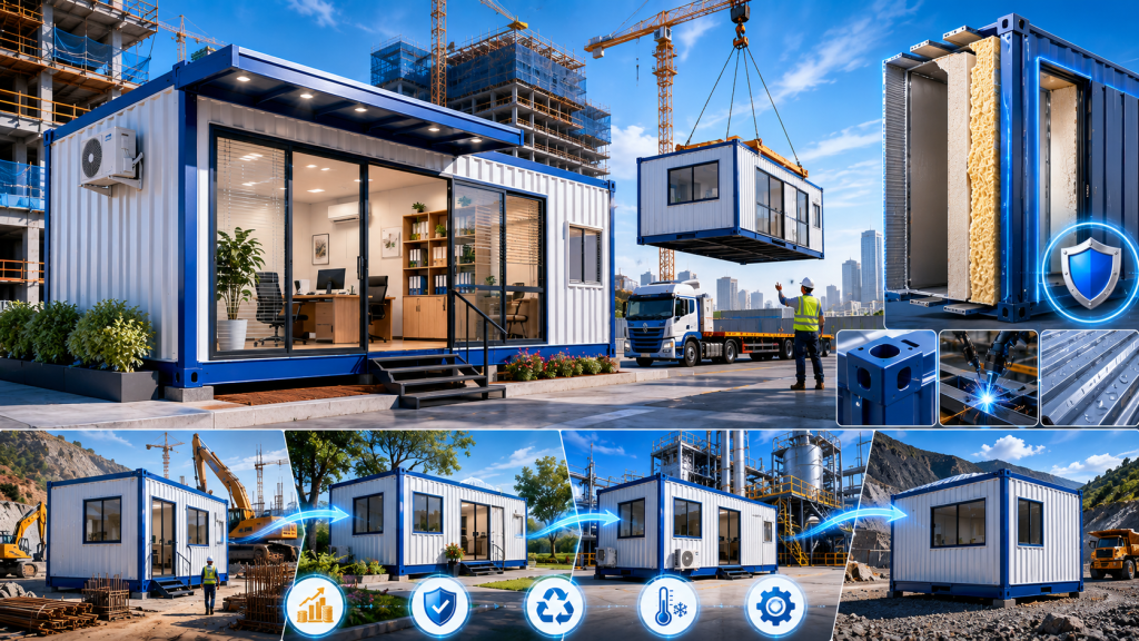 CONTAINER VĂN PHÒNG TÂN THANH: GIẢI PHÁP TIẾT KIỆM BỀN BỈ