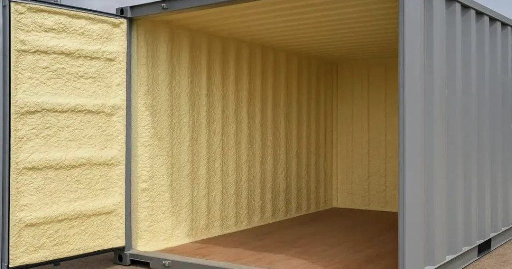 ỨNG DỤNG CHẤT TRỢ NỞ XANH CYCLOPENTANE TRONG SẢN XUẤT LỚP FOAM CÁCH NHIỆT CONTAINER LẠNH