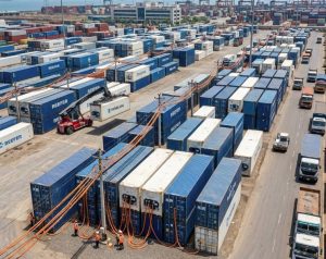 PHƯƠNG PHÁP CÂN BẰNG PHA ĐIỆN ÁP KHI CẮM SẠC ĐỒNG LOẠT HỆ DÀN MÁY LẠNH CONTAINER BÃI CẢNG