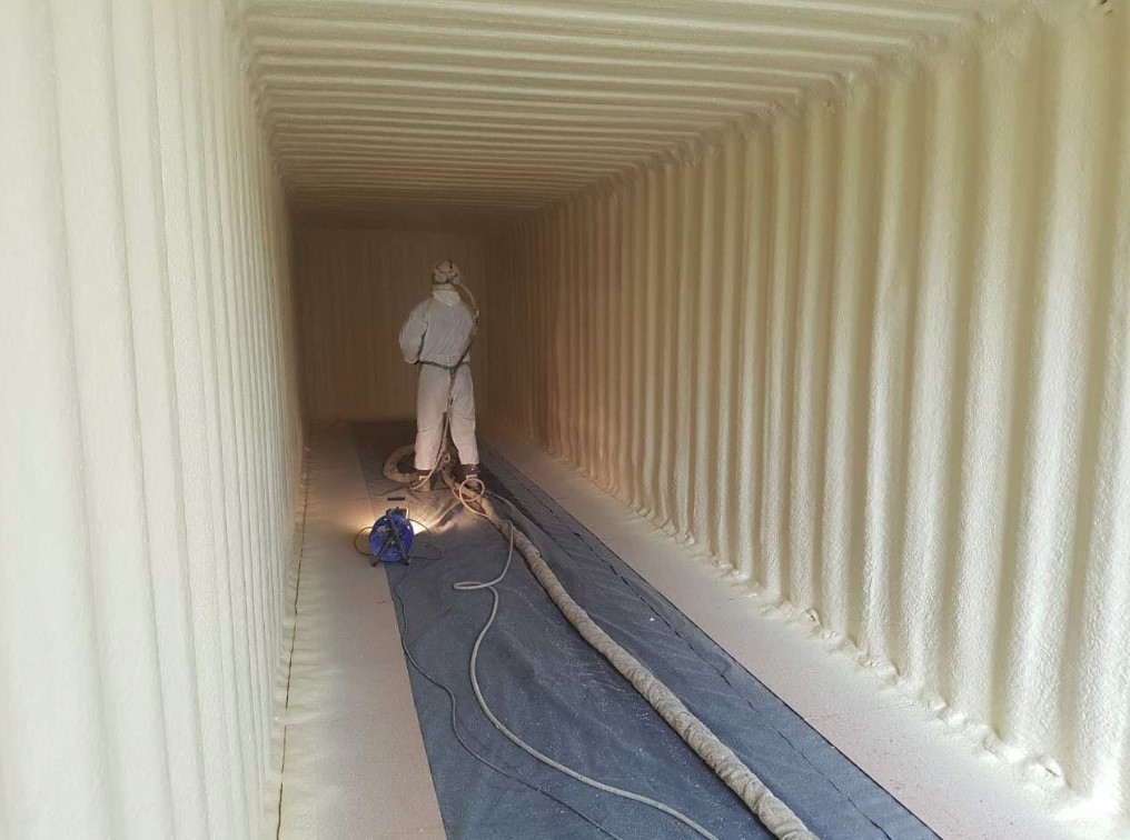QUY TRÌNH VÁ SỬA KỸ THUẬT VÁCH NHÔM, VÁCH INOX LÒNG CONTAINER LẠNH BỊ XE NÂNG ĐÂM THỦNG