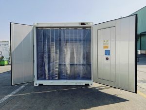 RÈM CỬA CONTAINER LẠNH: GIẢI PHÁP NGĂN THẤT THOÁT NHIỆT ẨM KHI MỞ CỬA BỐC HÀNG NHỎ LẺ BẰNG HỆ RÈM NHỰA PVC CHỊU LẠNH