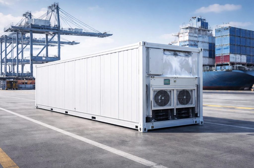 CƠ CHẾ CHỐNG PHỒNG MÓP VÁCH THÙNG LẠNH BẰNG VAN CÂN BẰNG ÁP SUẤT CONTAINER TỰ ĐỘNG