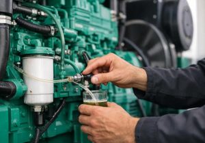 Hệ thống lọc gió và lọc nhiên liệu máy phát điện container Genset