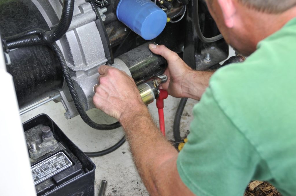 Hướng dẫn kiểm tra và thay thế củ đề (Starter Motor) máy phát điện container