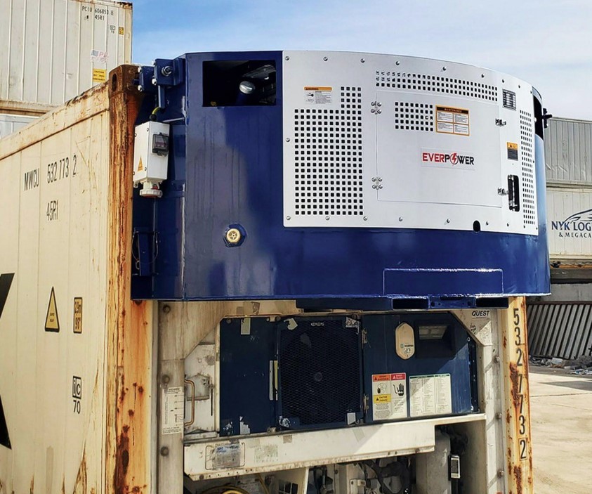 Thiết kế bình dầu dung tích lớn cho máy phát điện container lạnh chạy tuyến Bắc Nam